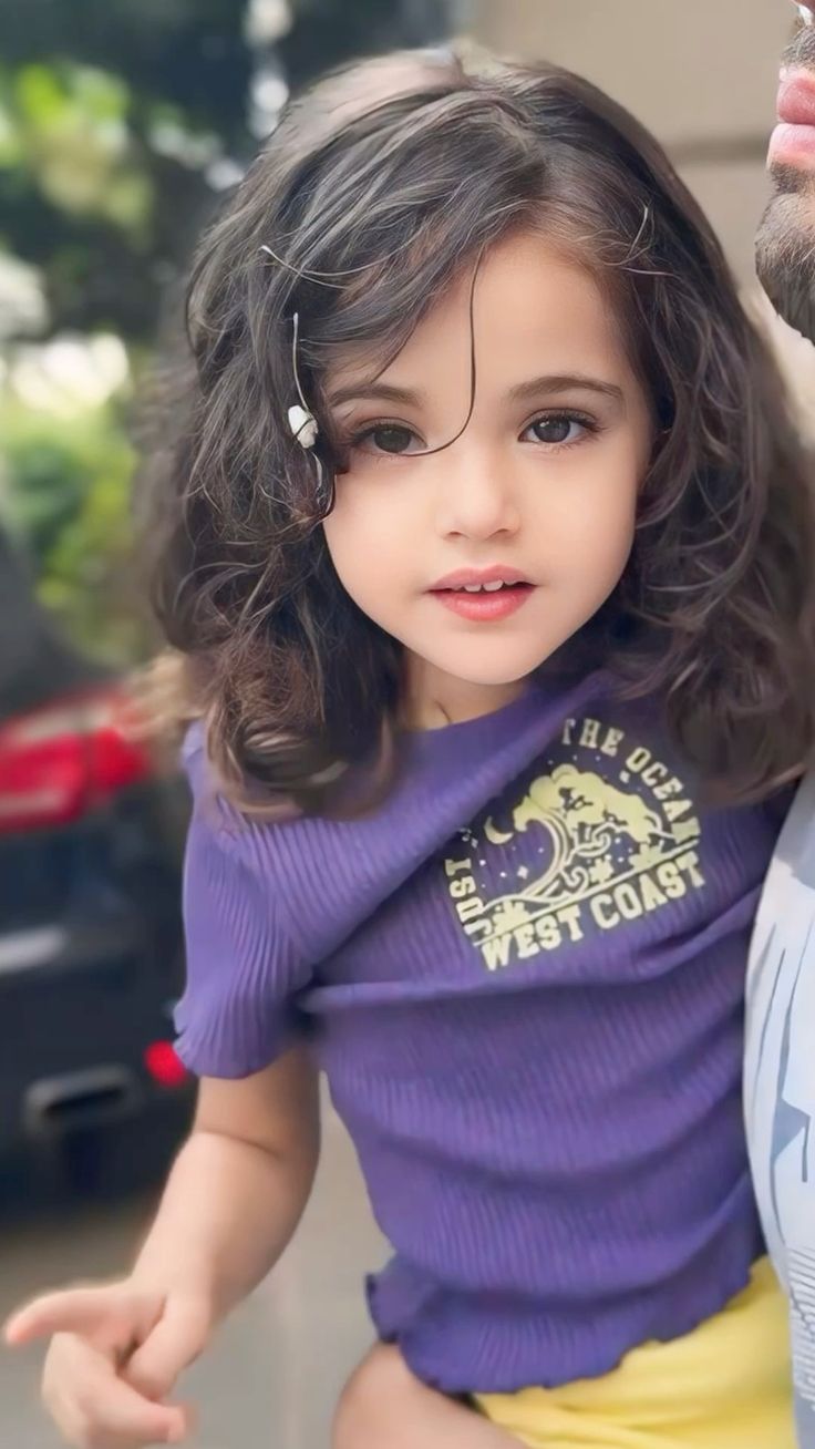 قصات شعر أطفال بنات مدرج