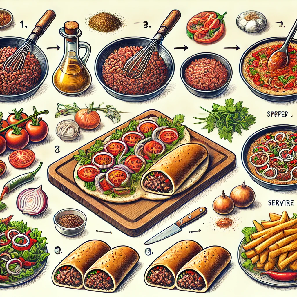 طريقة عمل الحواوشي بالخطوات والصور