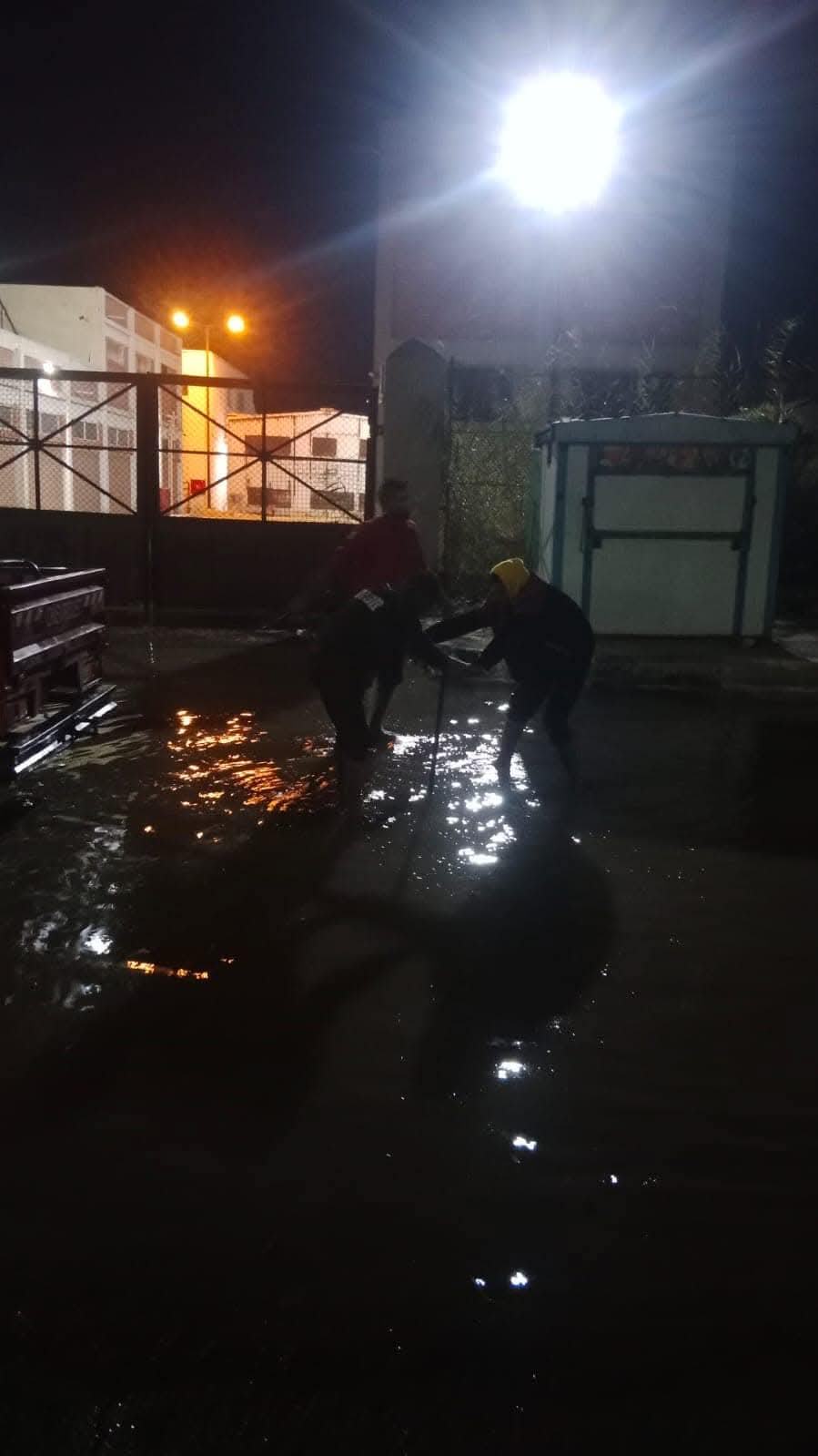 كسر ماسورة مياه ببورفؤاد 