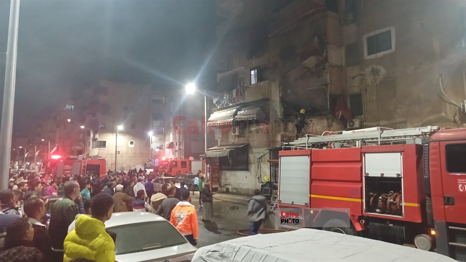 حريق ببورسعيد 