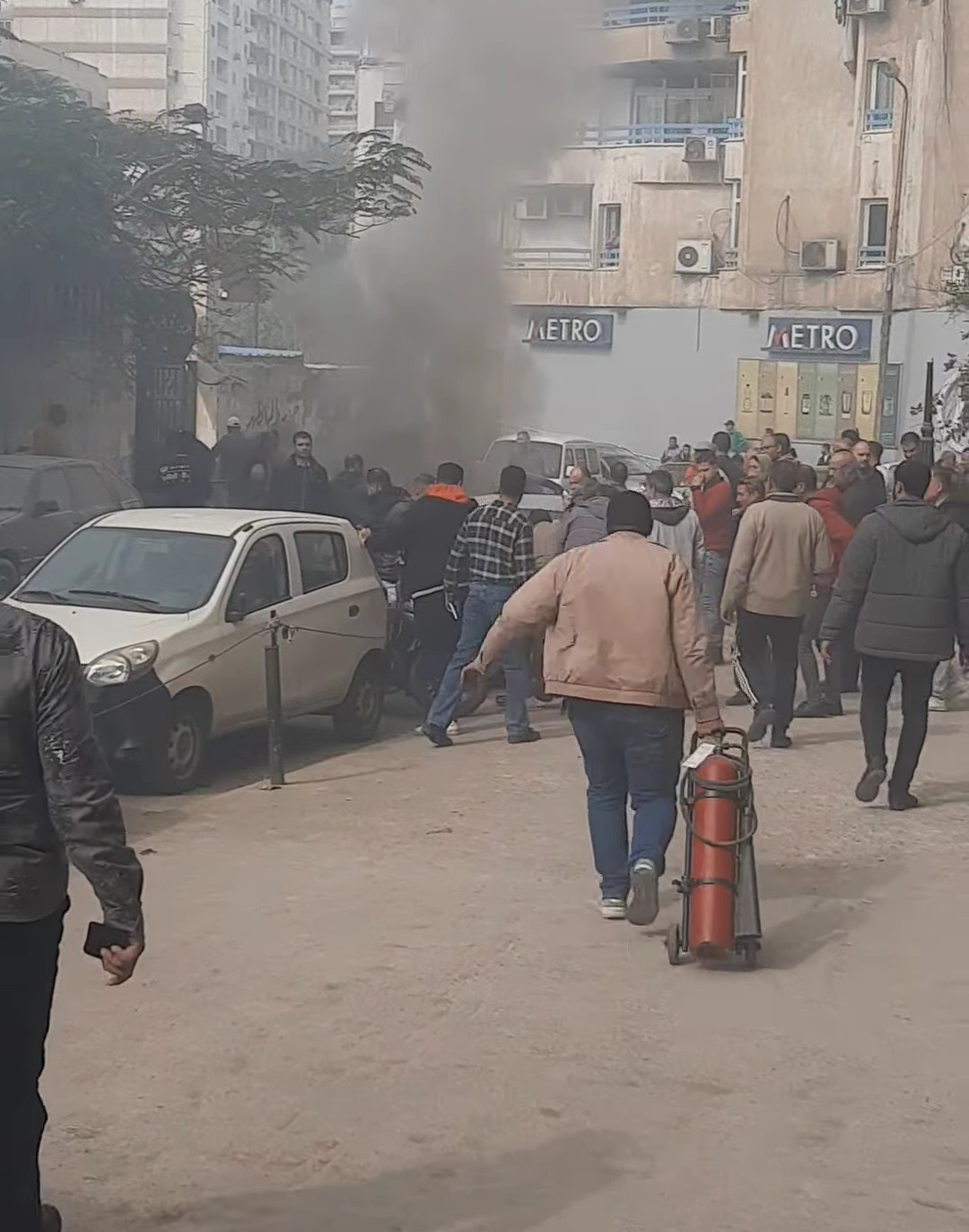 احتراق سياره ملاكي 