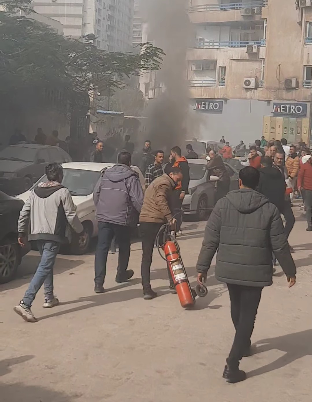 احتراق سياره ملاكي 