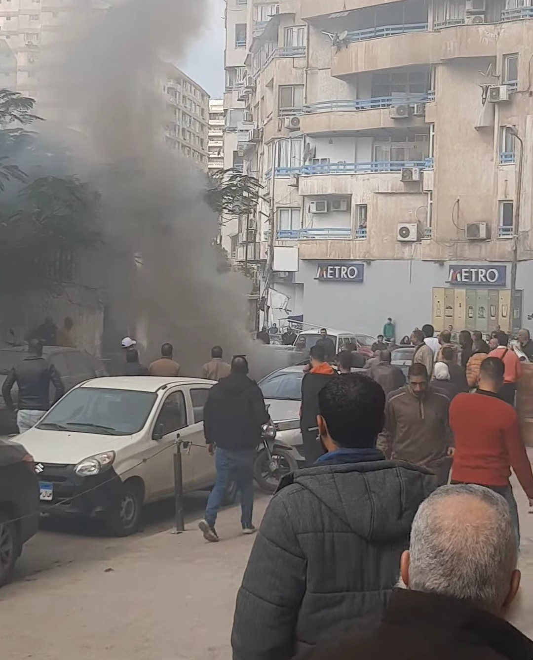 احتراق سياره ملاكي 