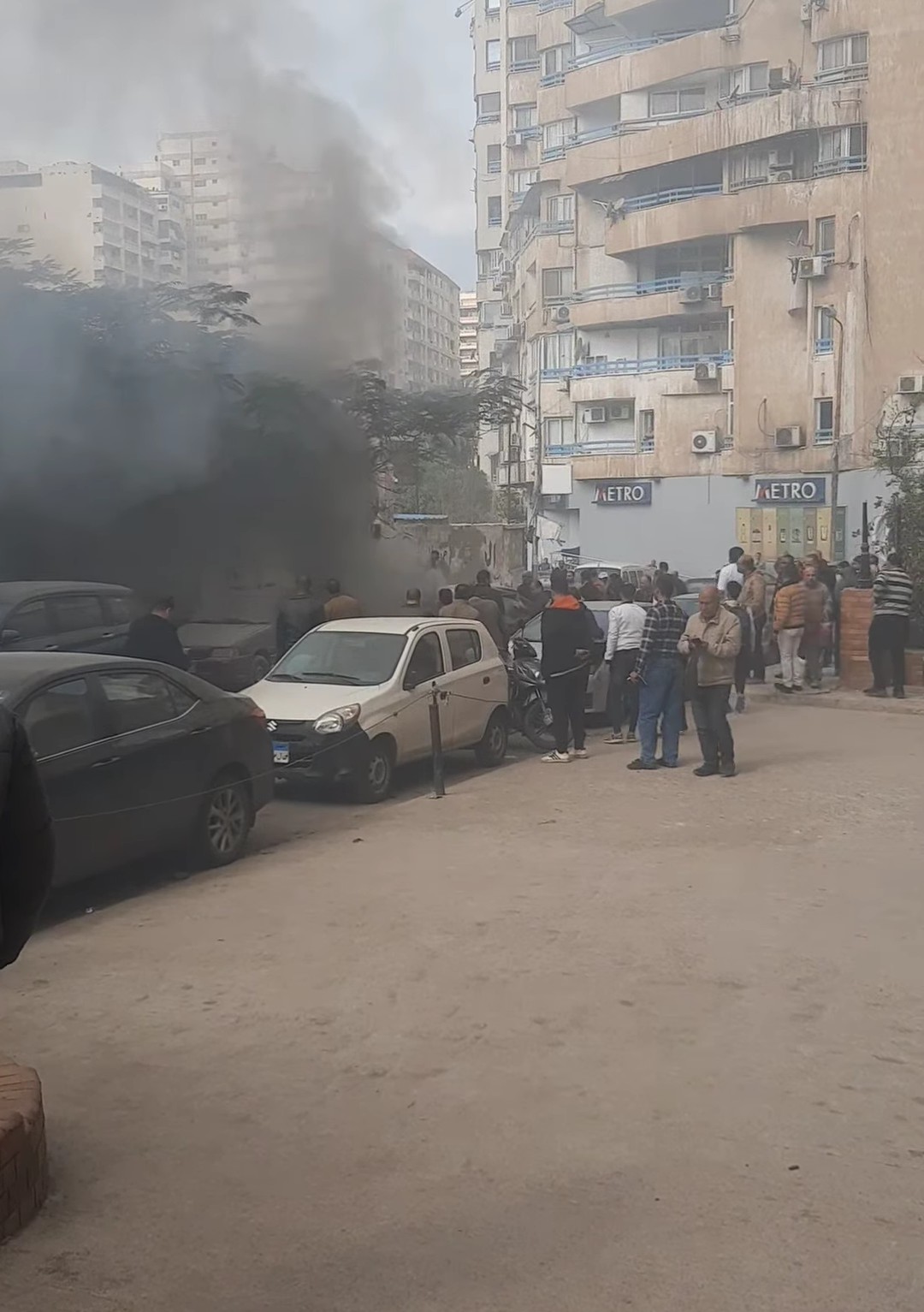 احتراق سياره ملاكي 