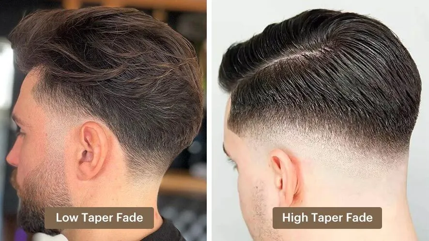 قصة High Fade مع التموجات الطبيعية