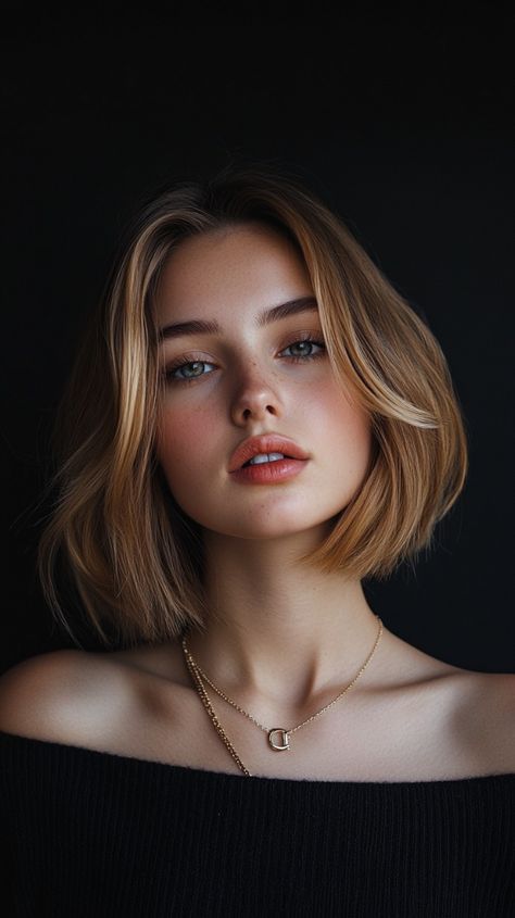 قصات شعر مدرج متوسط