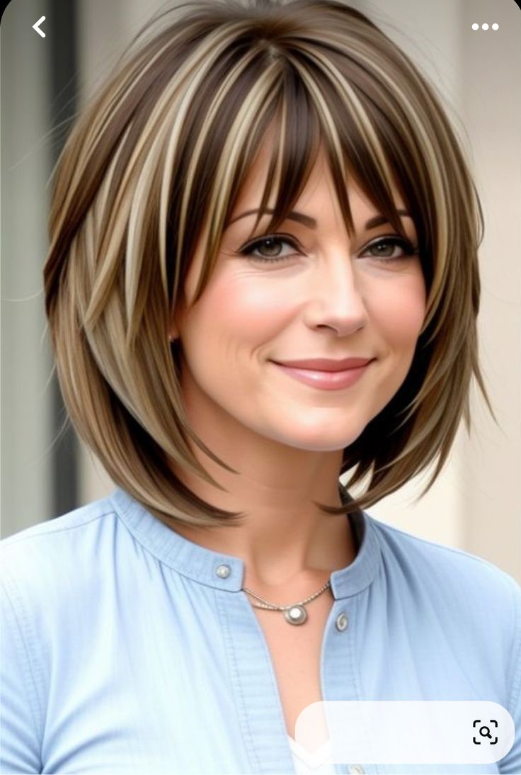 قصات شعر وسط