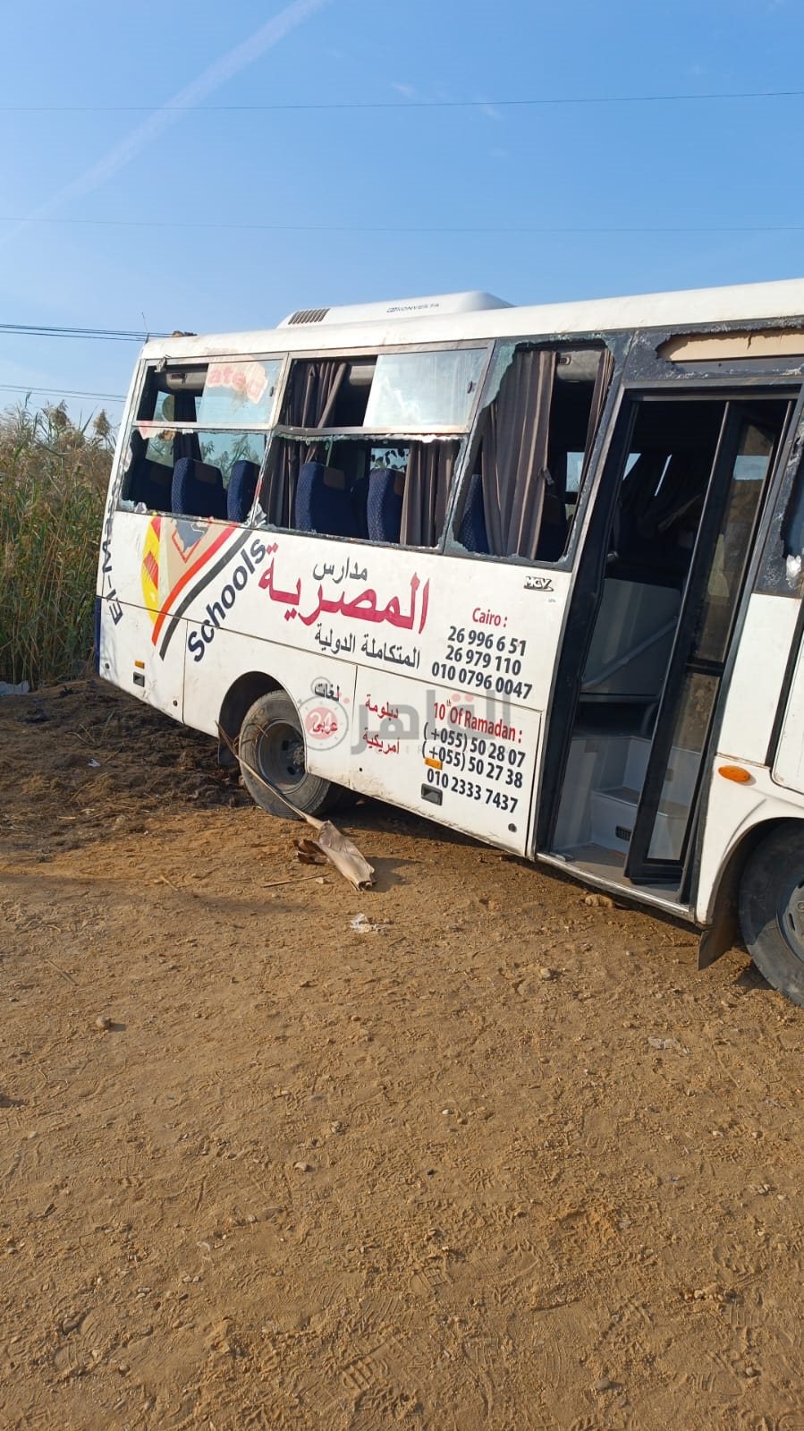 حادث انقلاب أوتوبيس بالشرقية (2)