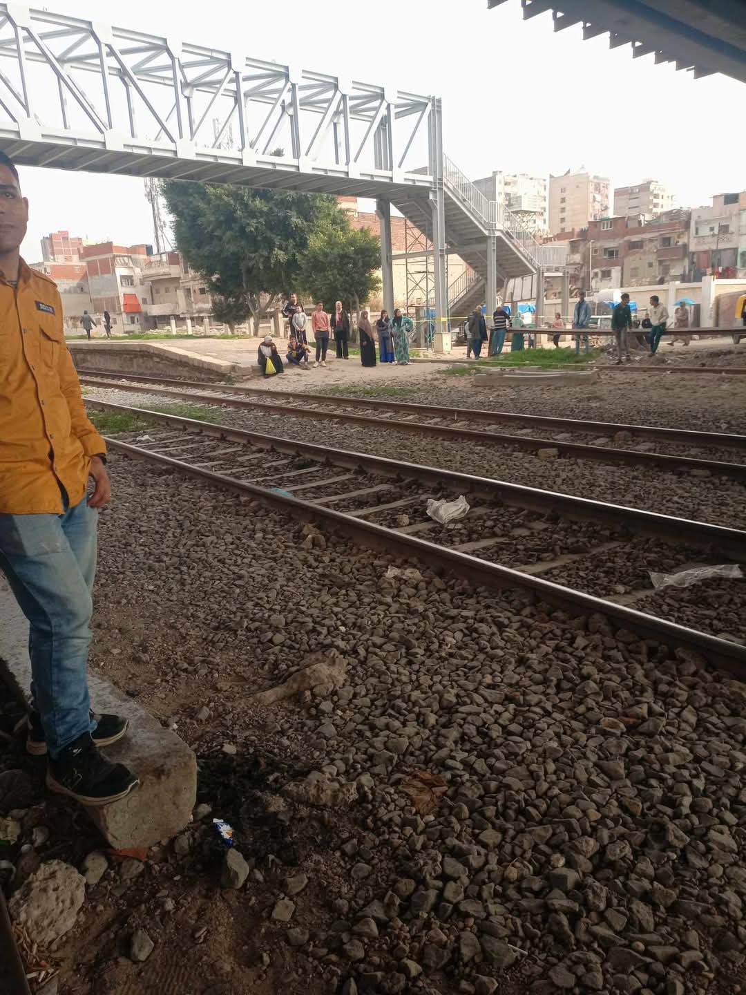 جانب من الحادث 