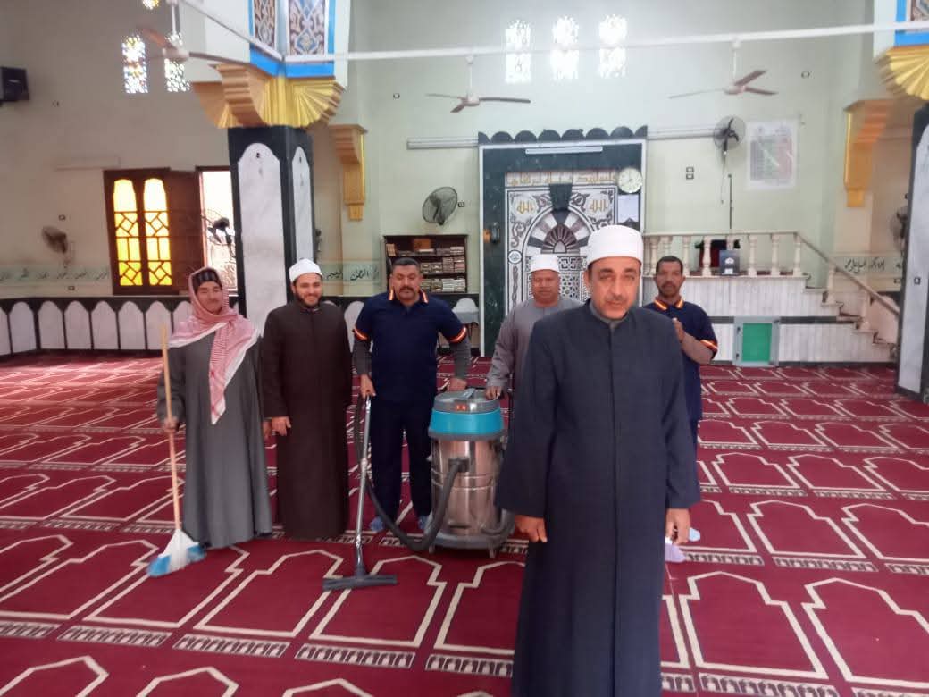 استعداد لشهر رمضان…انطلاق حملة نظافة موسعة بمساجد أوقاف الفيوم من اليوم 