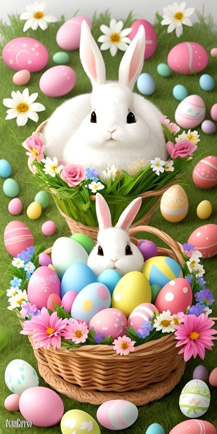 صور بيض شم النسيم الملون