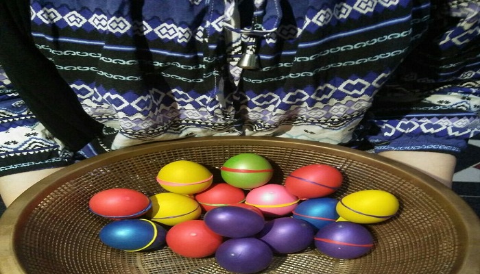 لون البيض الأحمر الداكن