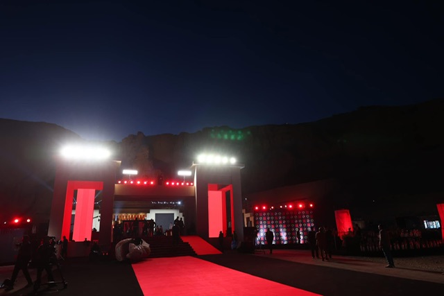 الاستعدادات النهائية لحفل النادي الأهلي بحتشبسوت