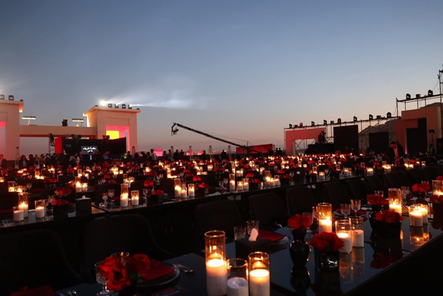 الاستعدادات النهائية لحفل النادي الأهلي بحتشبسوت