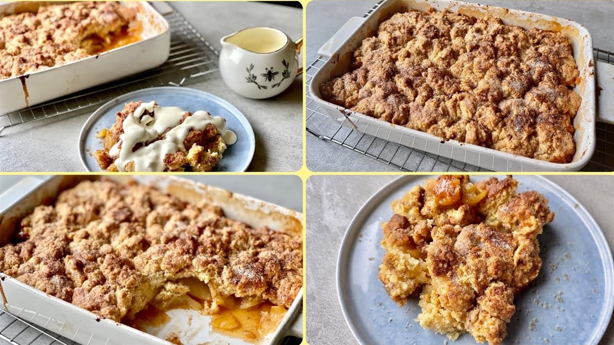 طريقة عمل كرامبل التفاح بصوص رائع