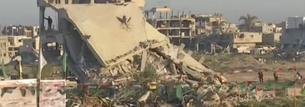 موقع تسليم الأسرى في خان يونس&nbsp;