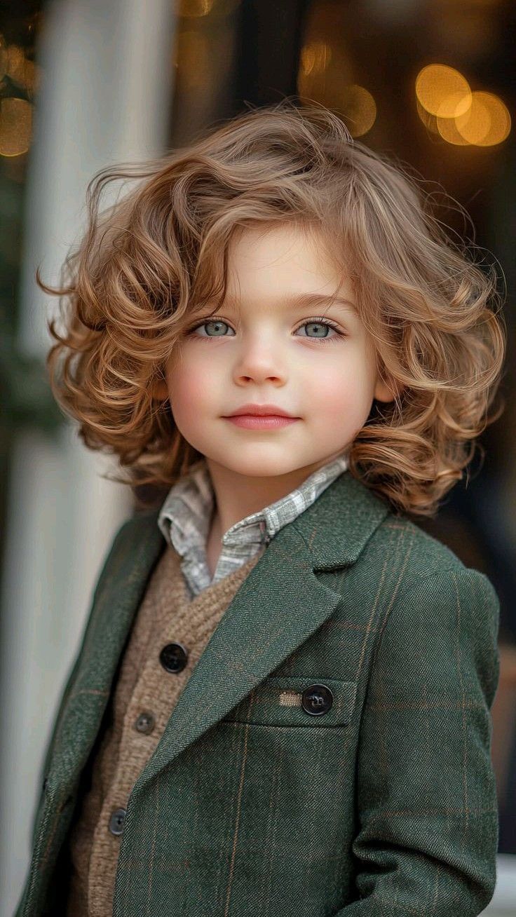 قصات شعر أطفال أولاد طويل