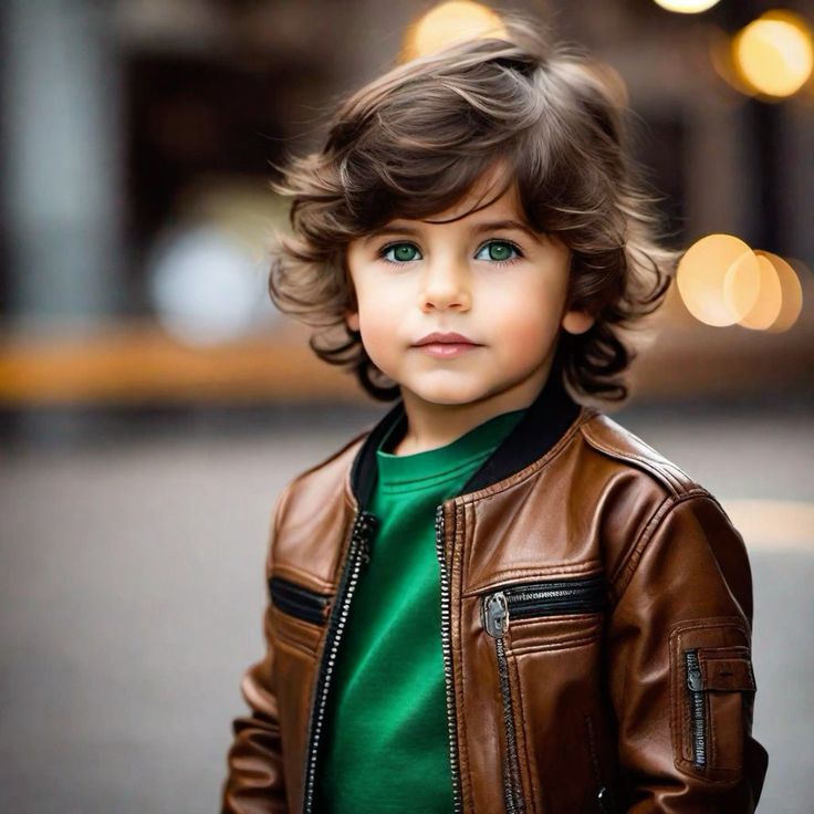 قصات شعر أطفال أولاد طويل