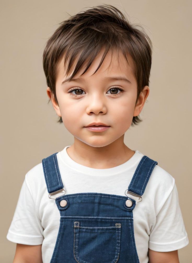 قصات شعر أطفال أولاد طويل