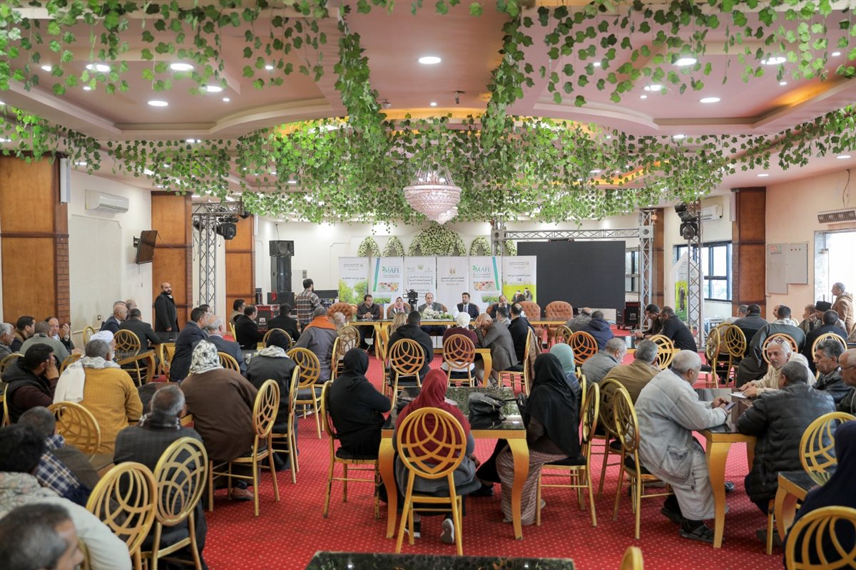 &nbsp;البنك الزراعي وشركة مافي لتصنيع الحاصلات الزراعية يلتقيان مزارعي الفيوم وبني سويف والمنيا&nbsp;