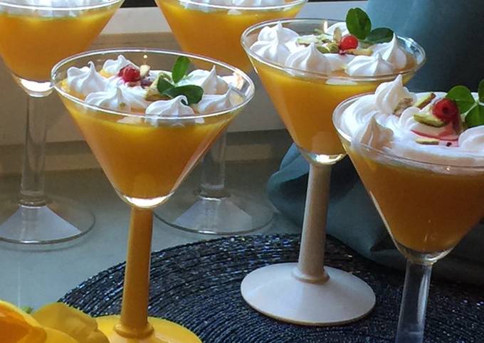 طريقة عمل مهلبية المانجو