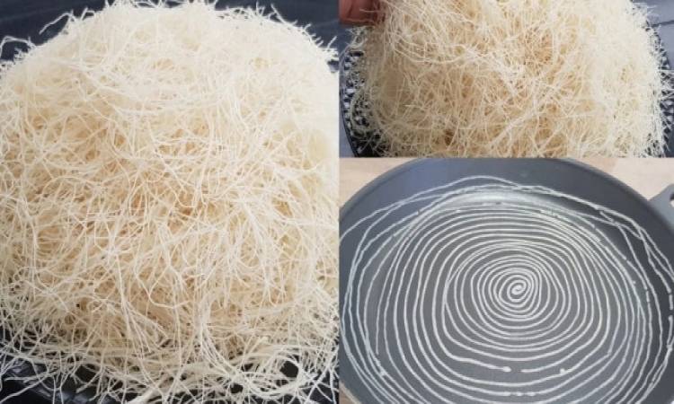 طريقة عمل عجينة القطايف والكنافة