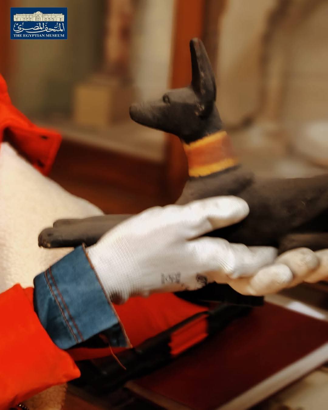 قطعة أثرية فريدة للمعبود أنوبيس&nbsp;