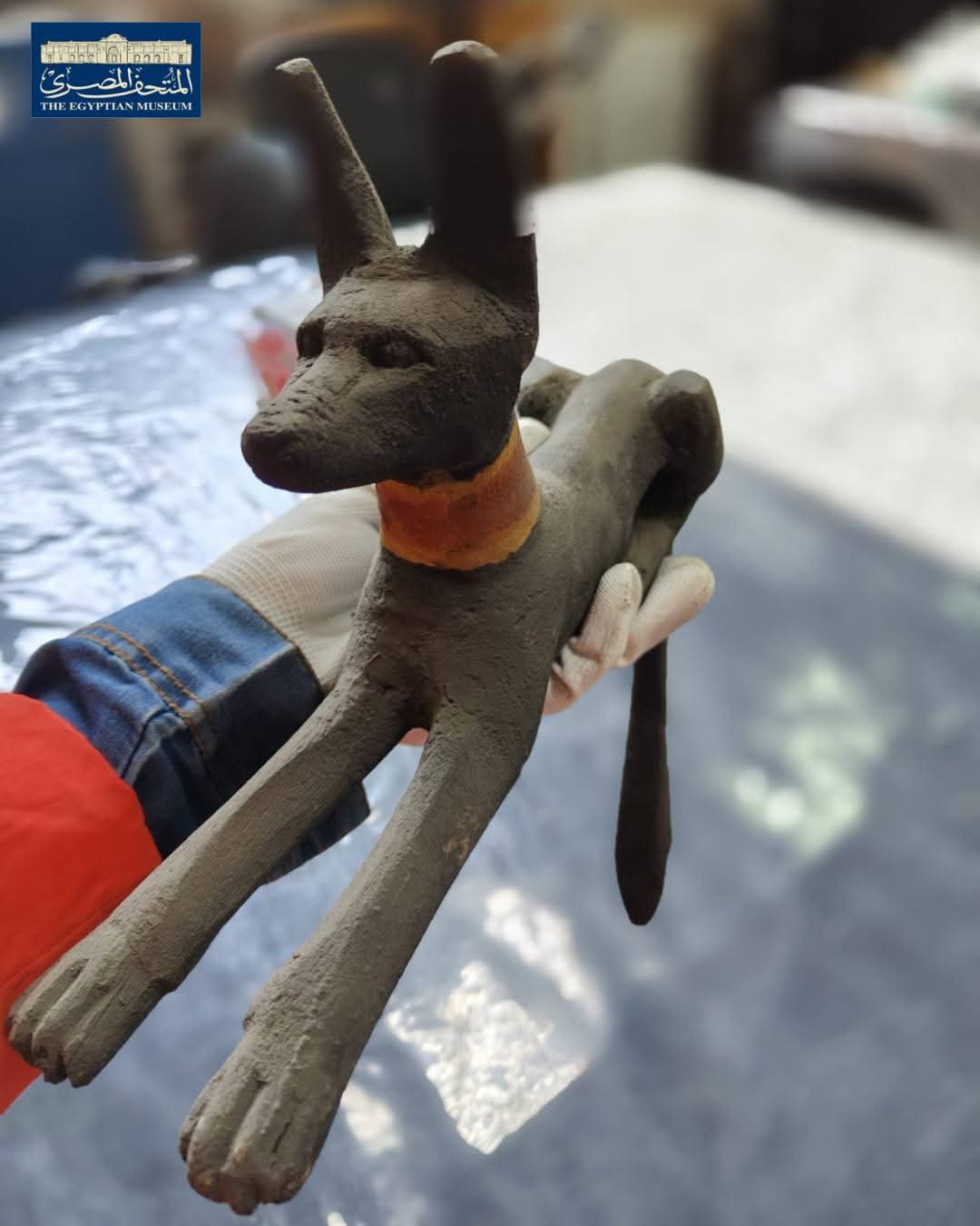 قطعة أثرية فريدة للمعبود أنوبيس&nbsp;