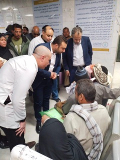 مدير الرعاية يتفقد خدمات المرضى