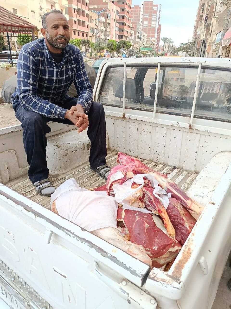 اللحوم المضبوطة في الحملة