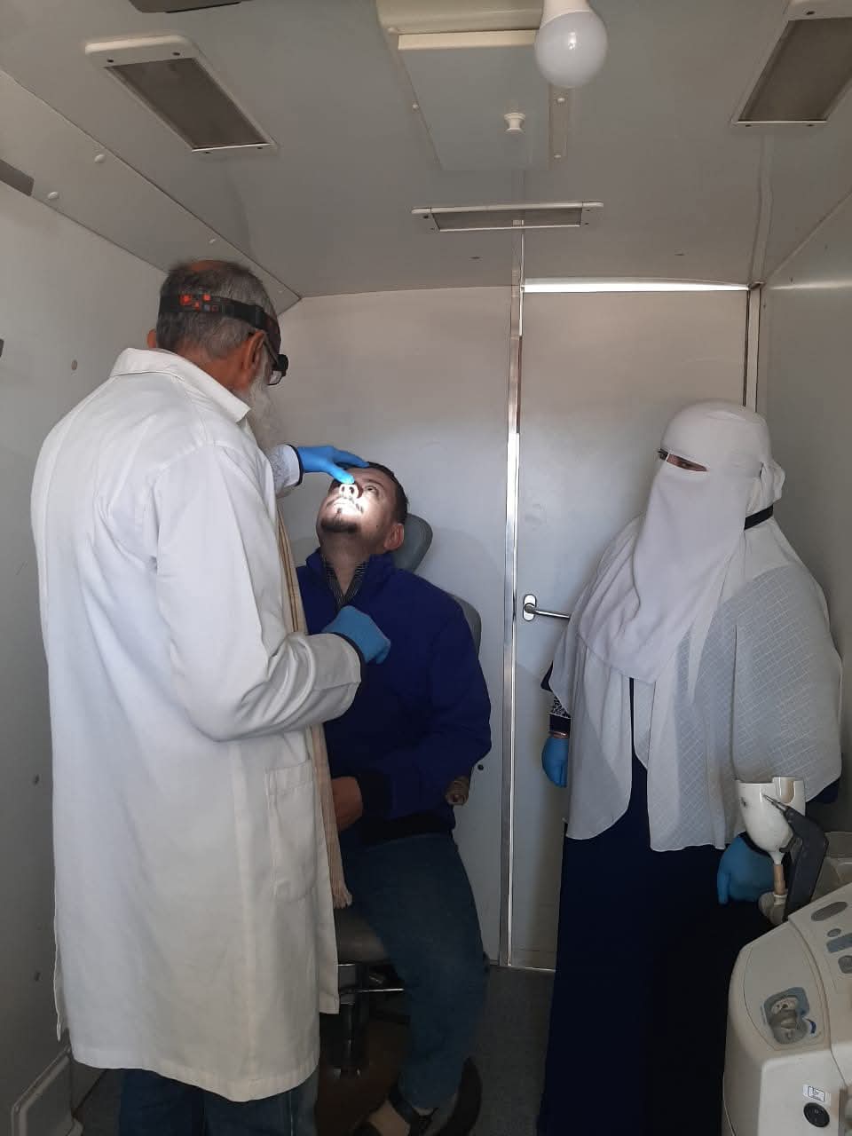 جانب من القوافل الطبية