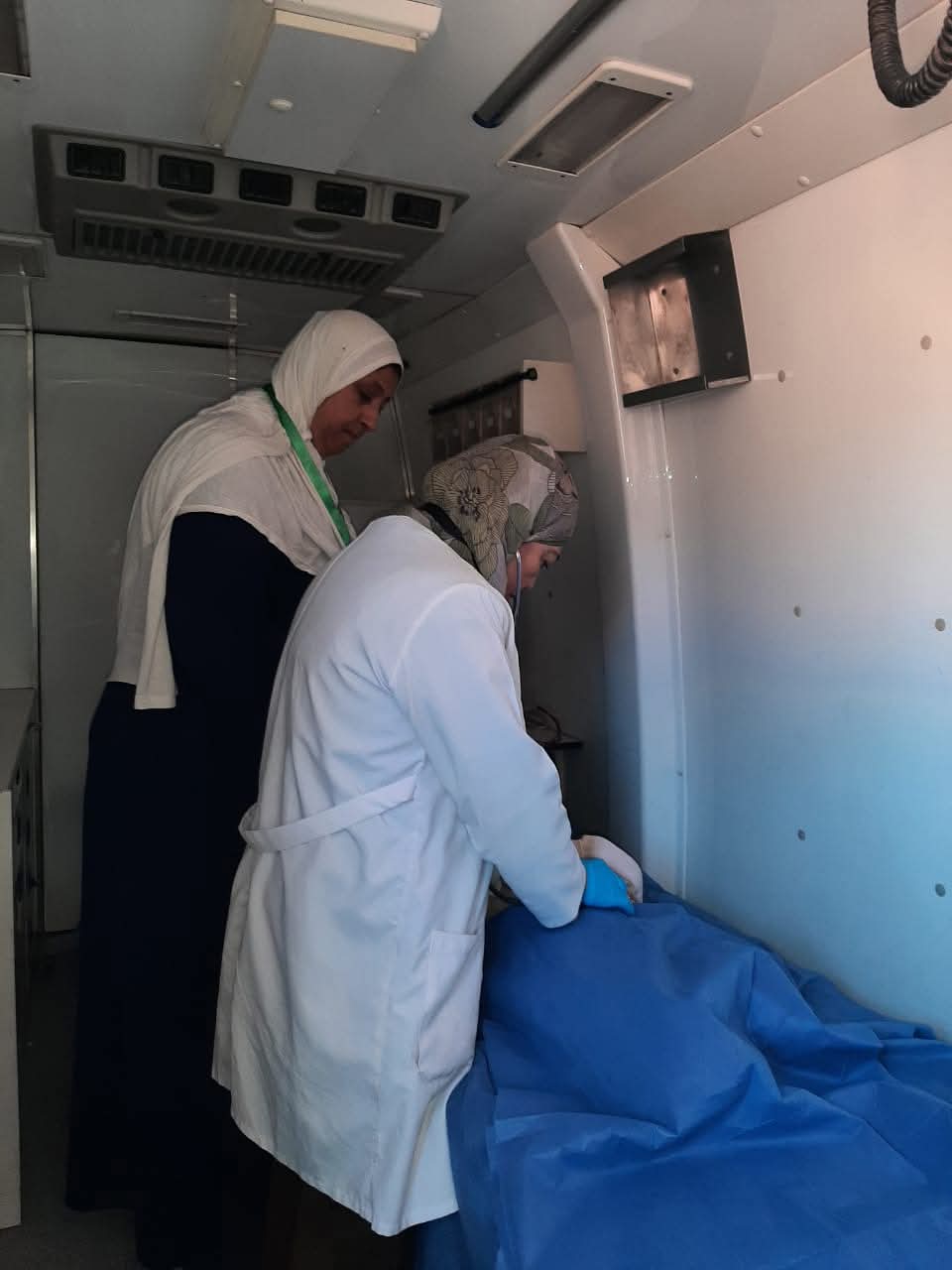 جانب من القوافل الطبية