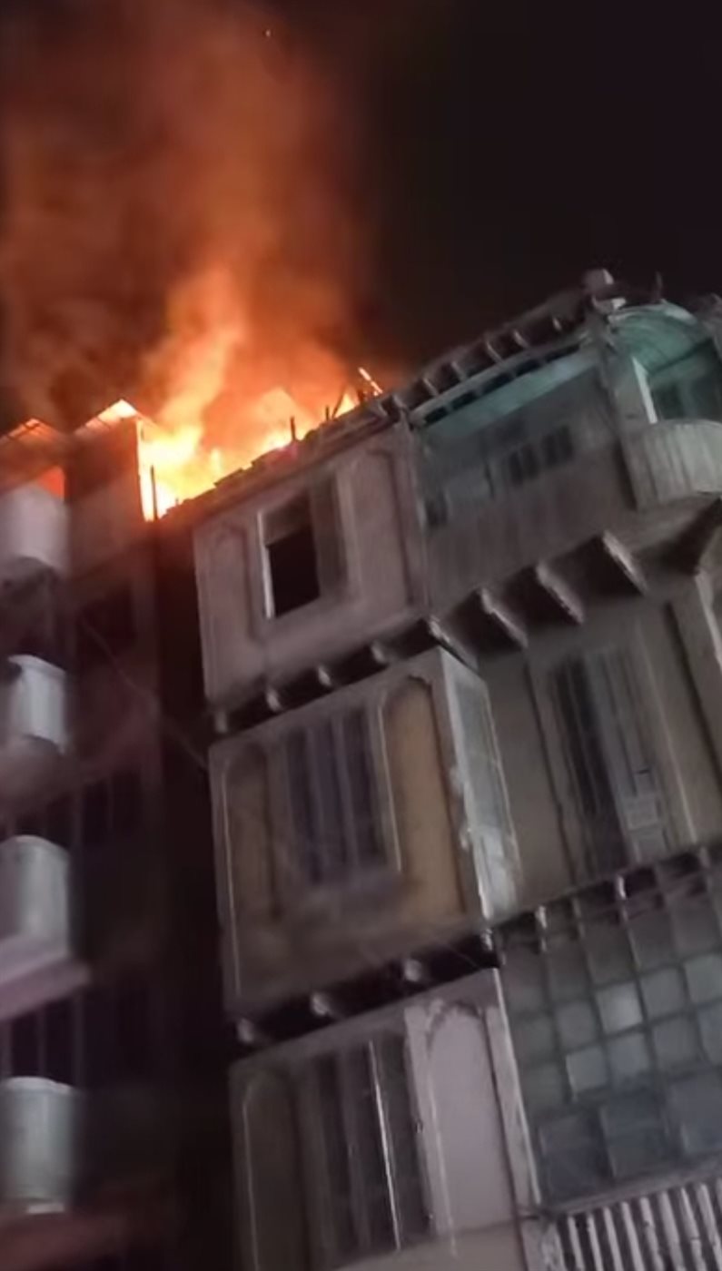 حريق ببورسعيد 