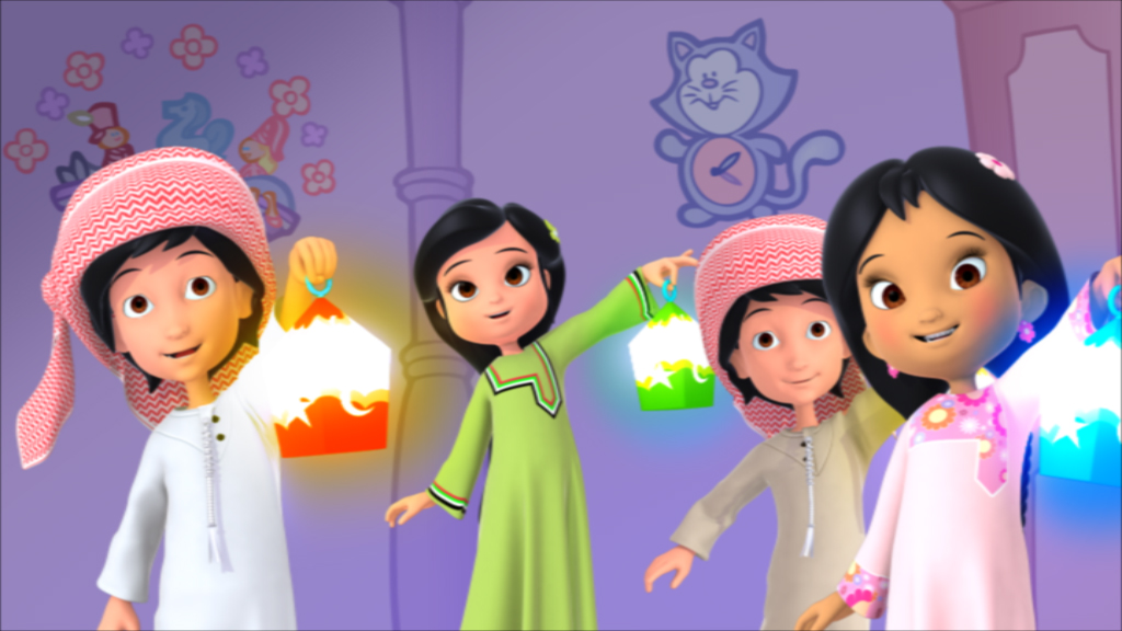 بطاقة تهنئة رمضان للأطفال9