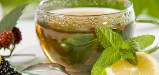 خطوات تحضير شاي أخضر&nbsp; بالليمون والنعناع