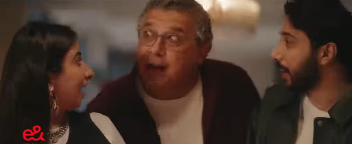 ماجد الكدواني وأسرته في إعلان إي آند رمضان 2025