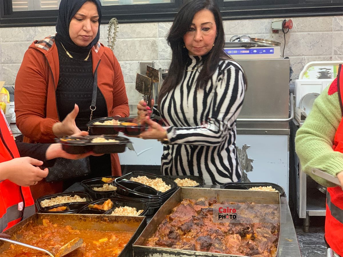 مطبخ رمضان داخل الكنيسة ببورسعيد 