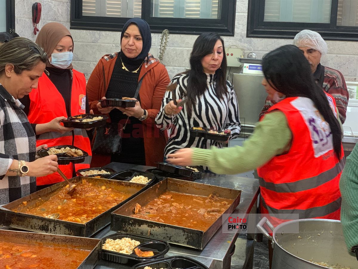 مطبخ رمضان داخل الكنيسة ببورسعيد 