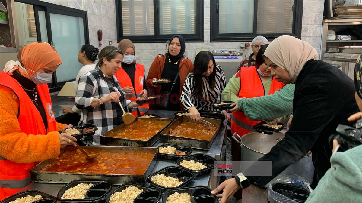 مطبخ رمضان داخل الكنيسة ببورسعيد 