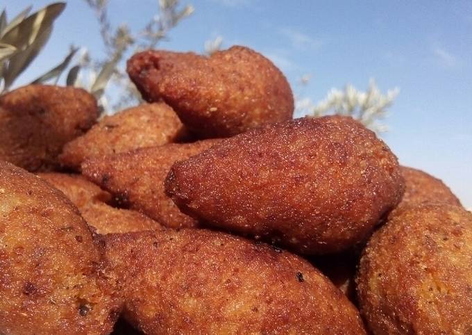 طريقة عمل الكبة المقلية بدون ماكينة