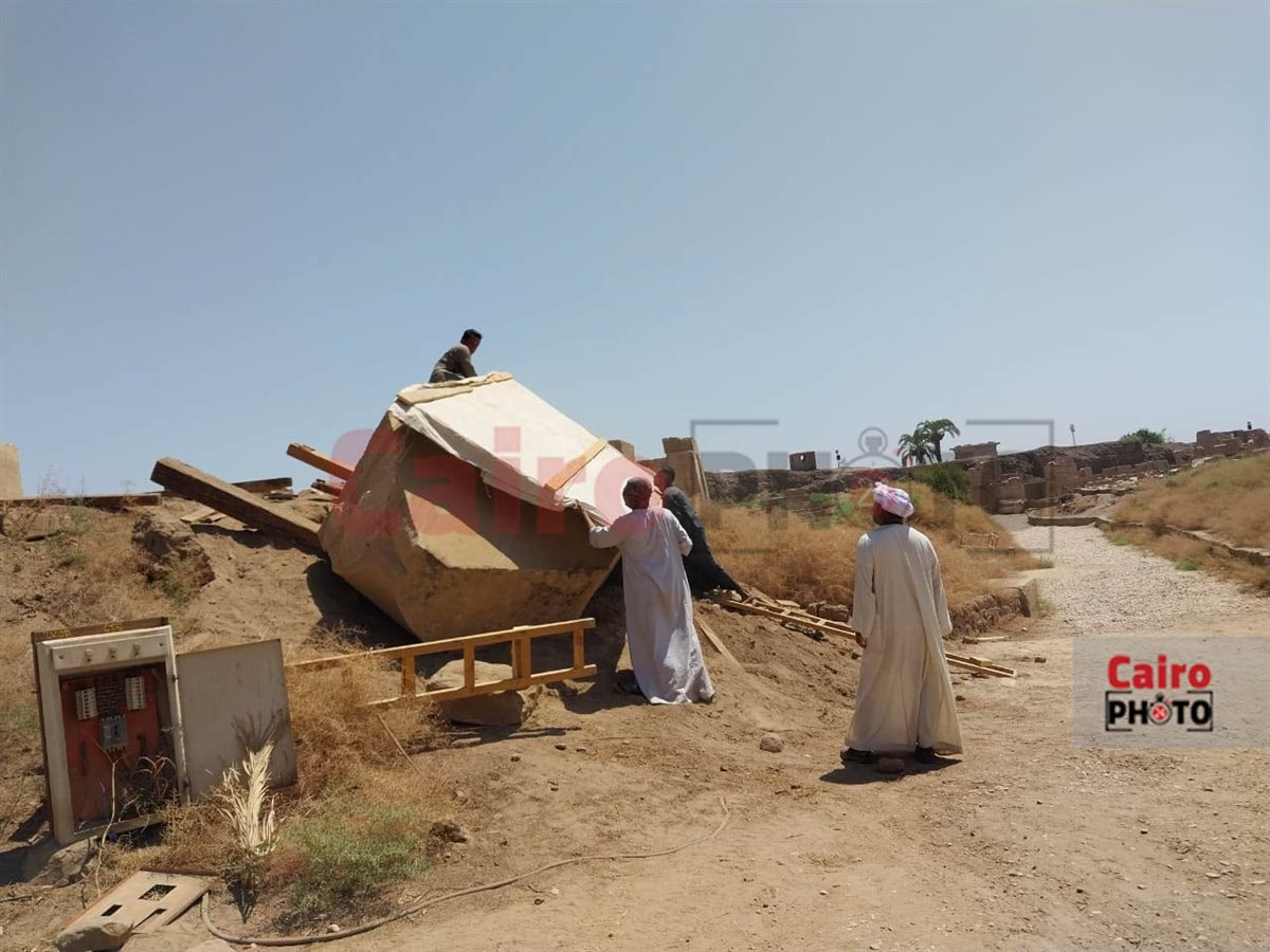 الخطوات الصحيحة لنقل الأحجار الأثرية 