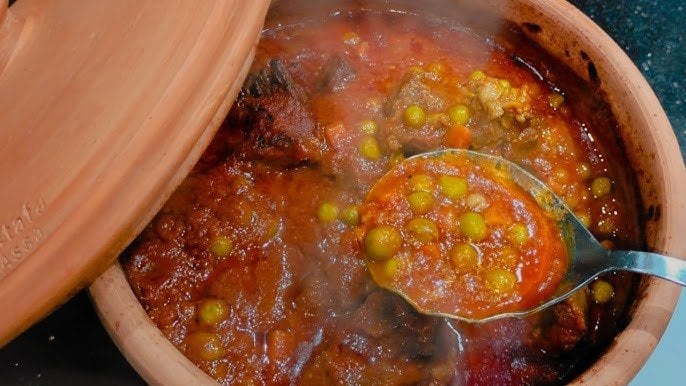 طريقة عمل البسلة باللحمة