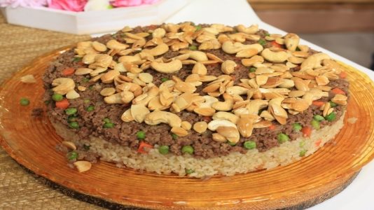 مقادير عمل أرز باللحمة المفرومة