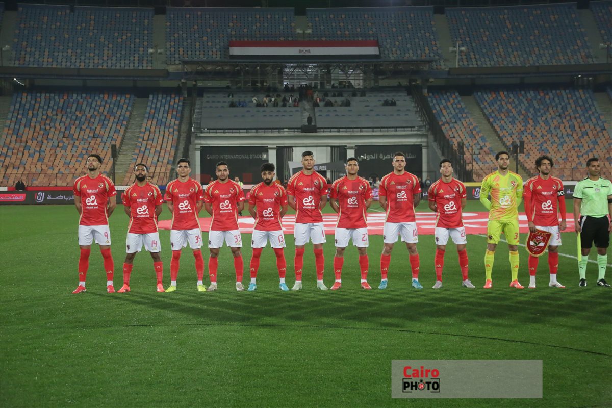 من مباراة الأهلي وطلائع الجيش