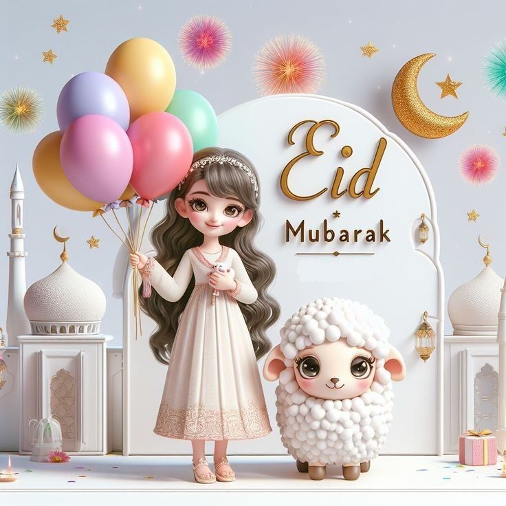 صور عن عيد الفطر للأطفال 2025