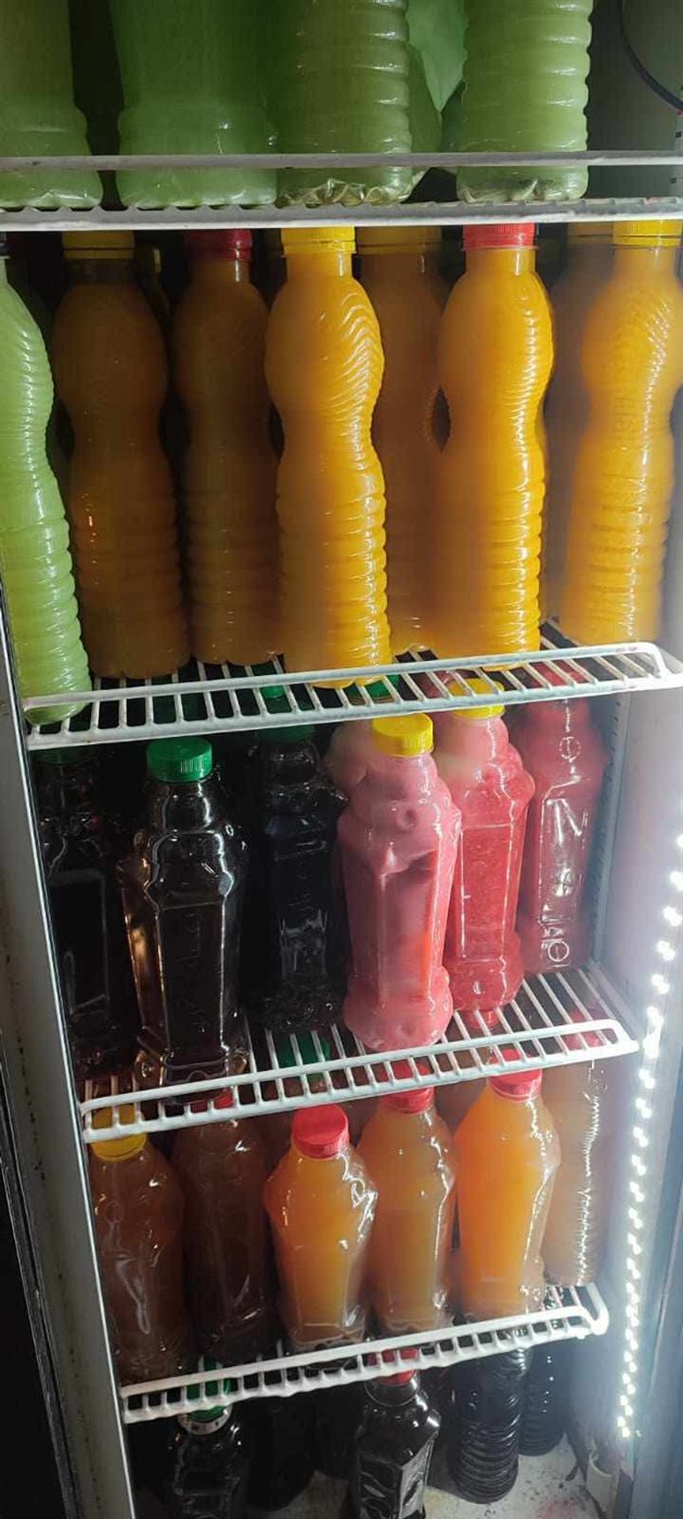 العصائر المضبوطة 