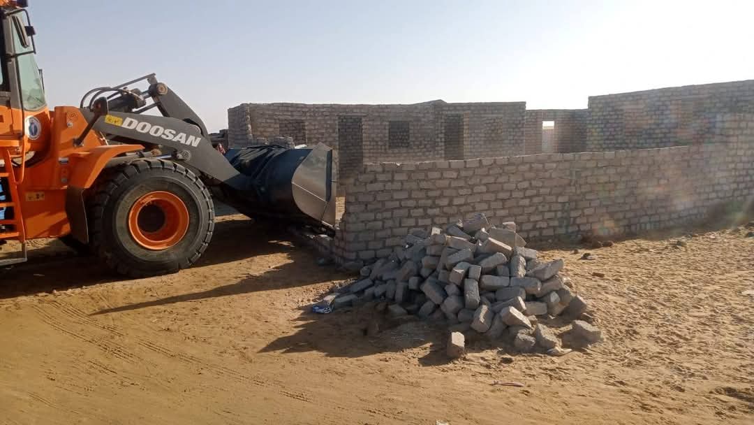 إزالة التعديات بحلايب 