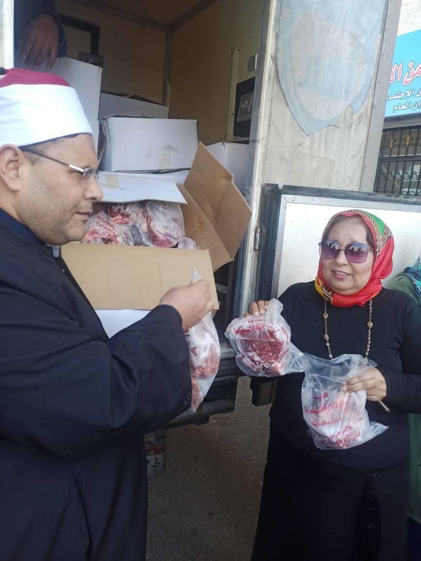 توزيع لحوم ببورسعيد 