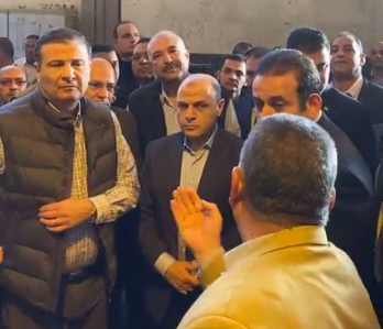 وزير الزراعة يتفقد محطة الغربلة 