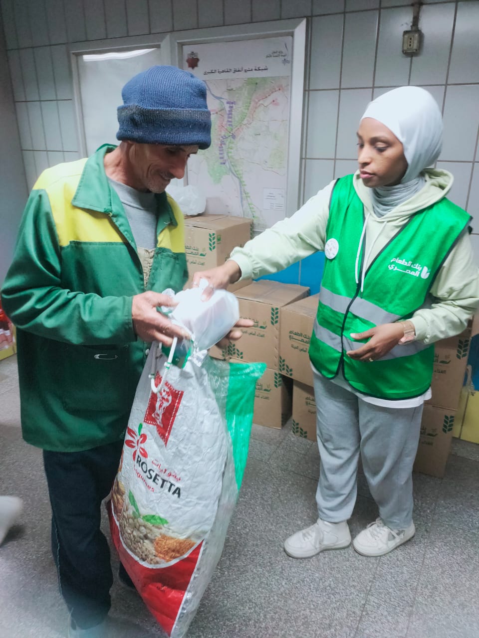 حملة هنفطر في المحطة بمحطات مترو الأنفاق